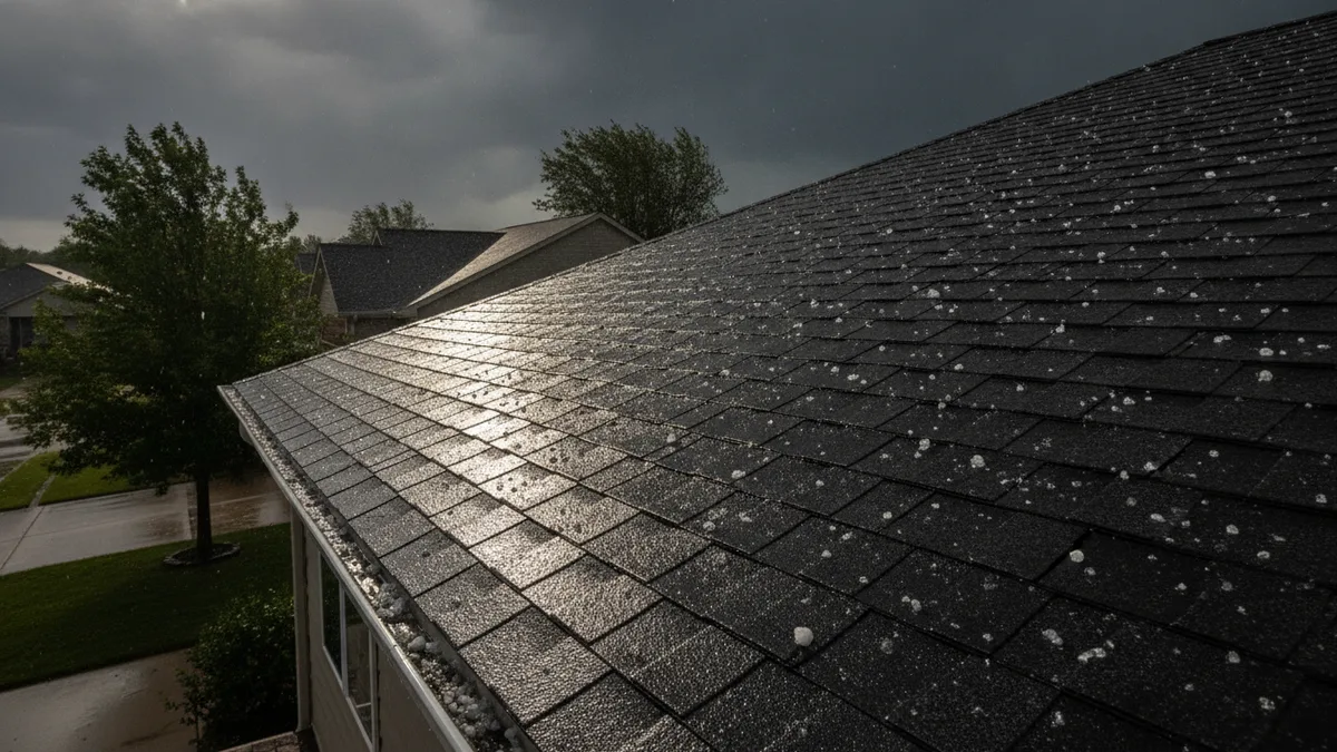 Roofing — How to Check Your Roof for Hail Damage From the Ground