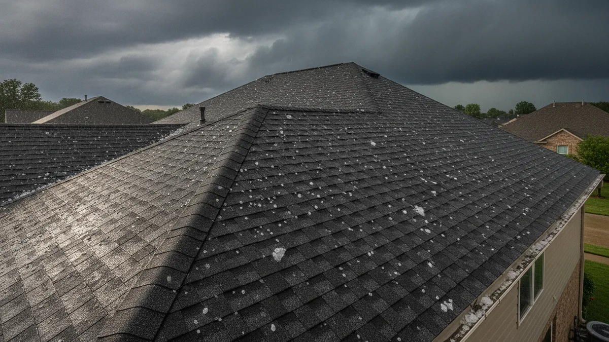 Roofing — How to Check Your Roof for Hail Damage From the Ground