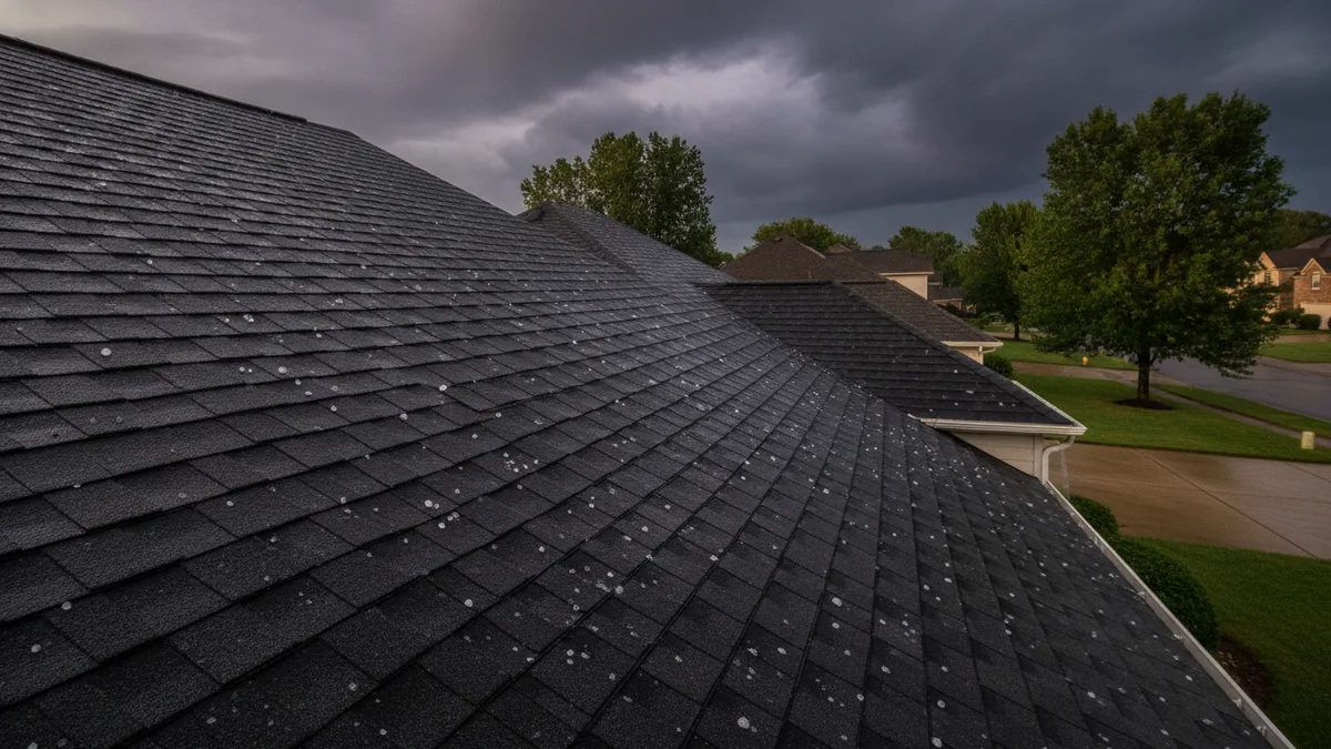 Roofing — How to Check Your Roof for Hail Damage From the Ground