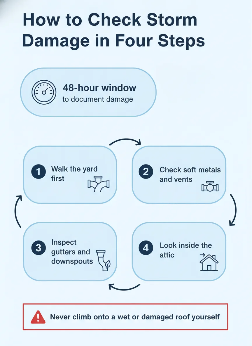 How to Check Storm Damage in Four Steps