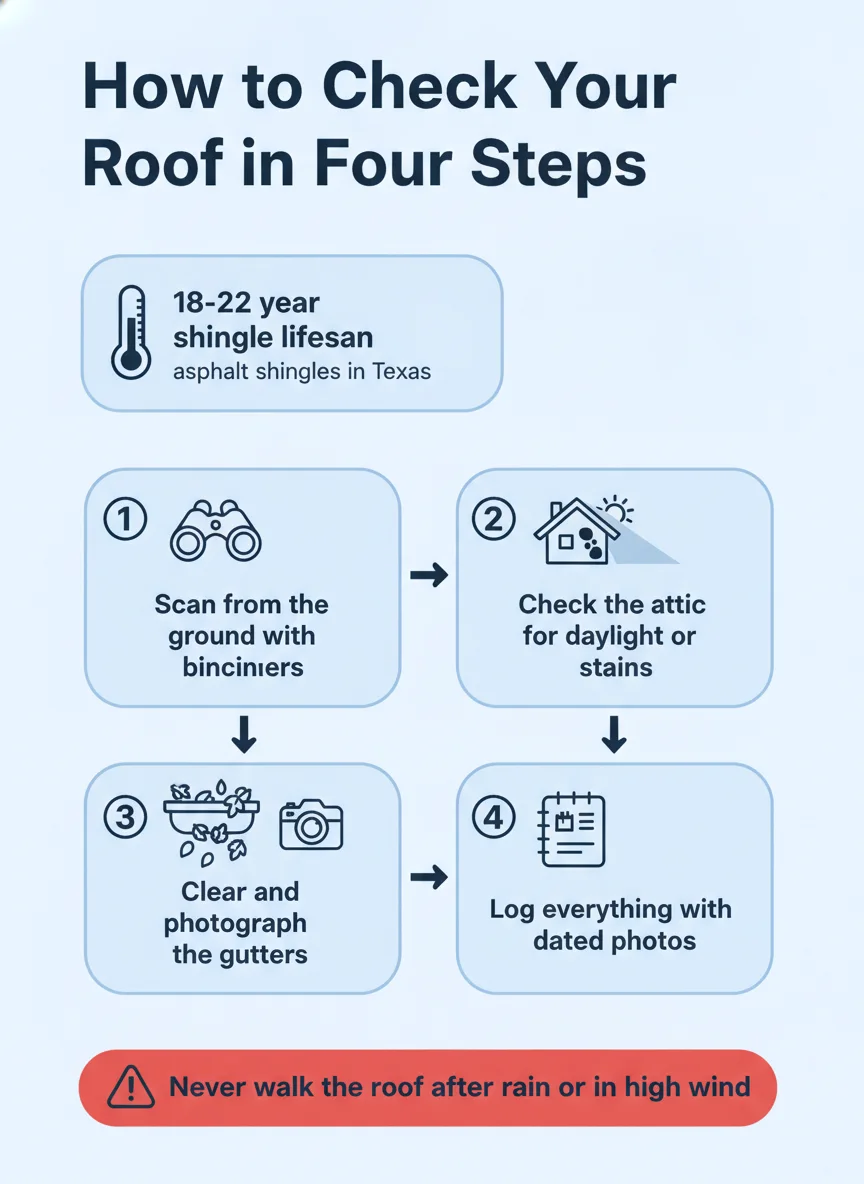 How to Check Your Roof in Four Steps