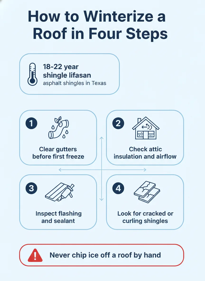 How to Winterize a Roof in Four Steps
