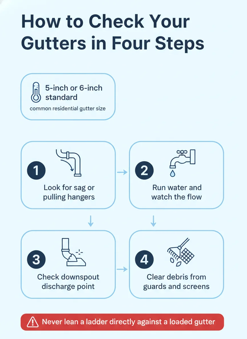 How to Check Your Gutters in Four Steps