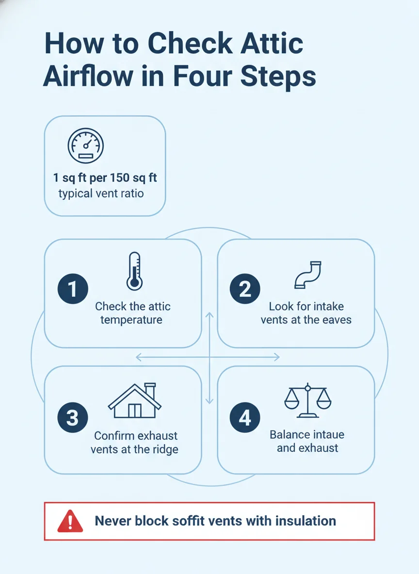 How to Check Attic Airflow in Four Steps