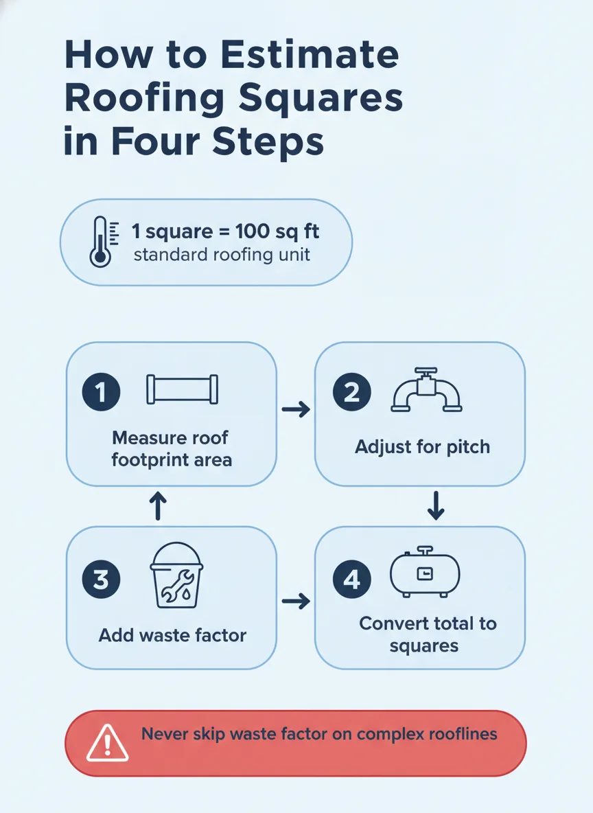How to Estimate Roofing Squares in Four Steps
