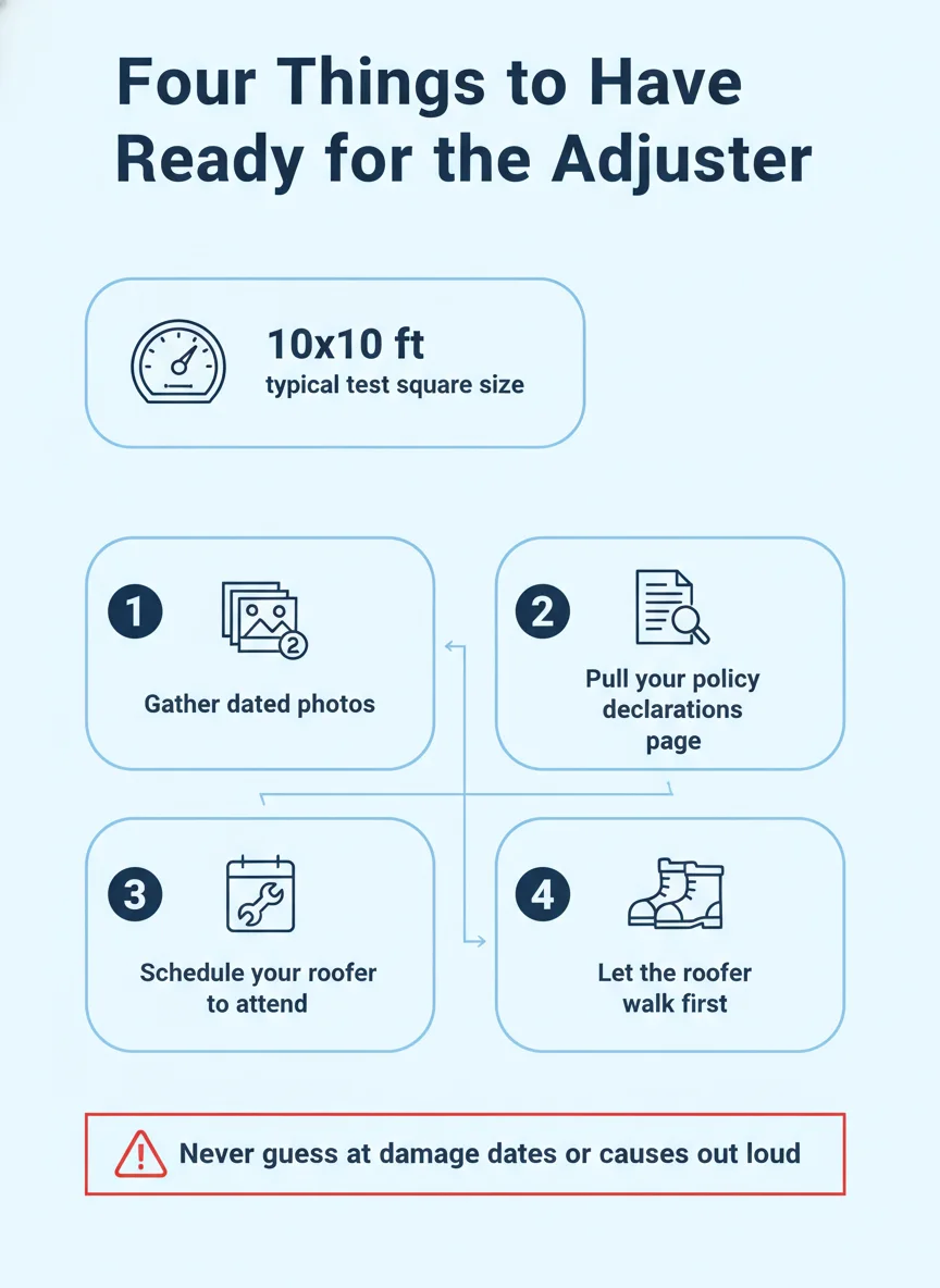 Four Things to Have Ready for the Adjuster