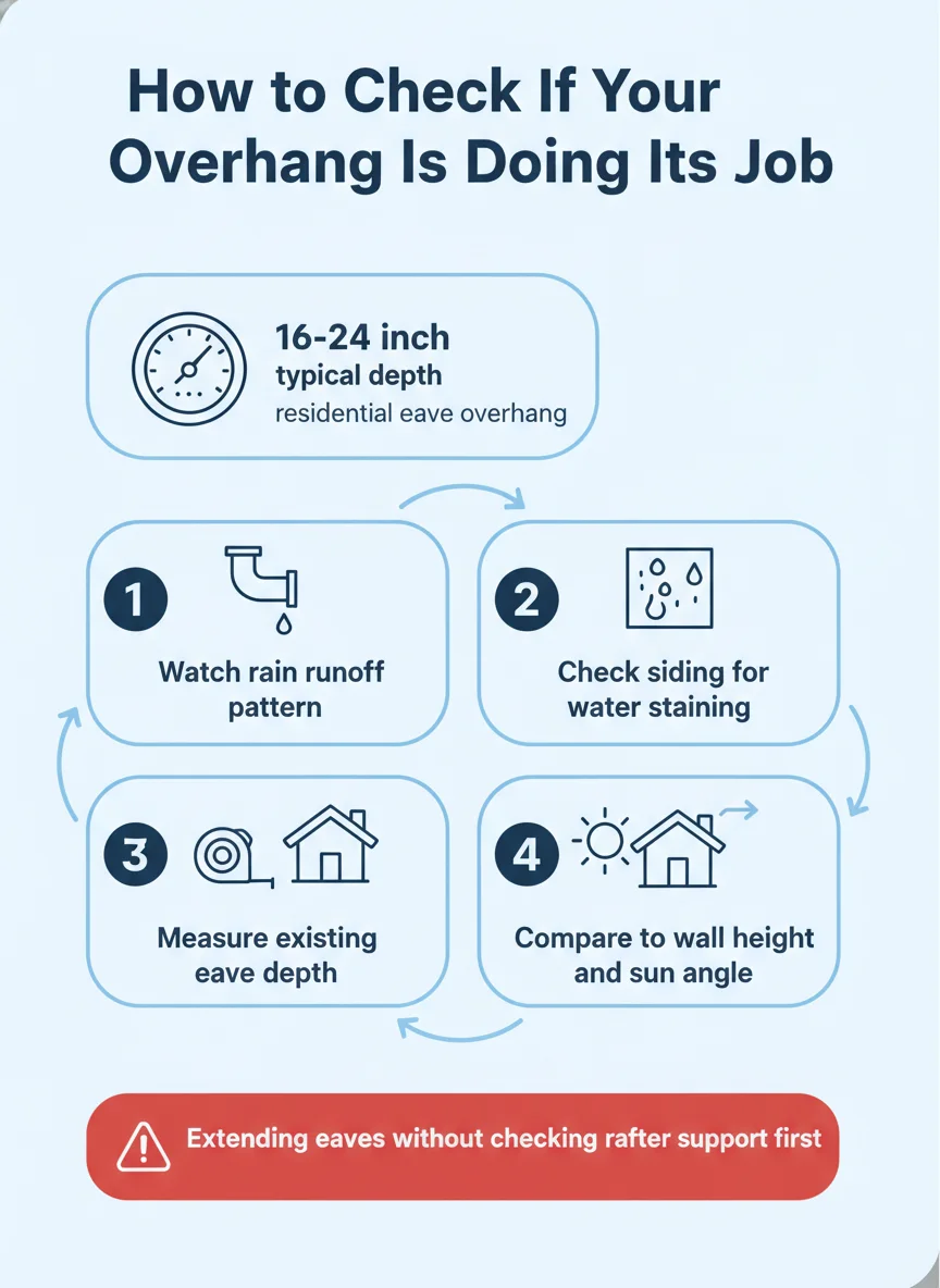 How to Check If Your Overhang Is Doing Its Job