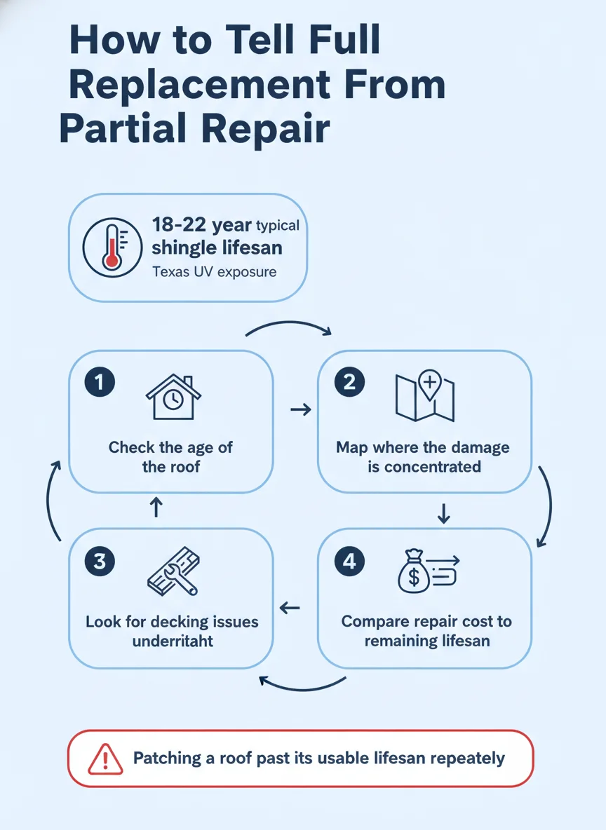 How to Tell Full Replacement From Partial Repair