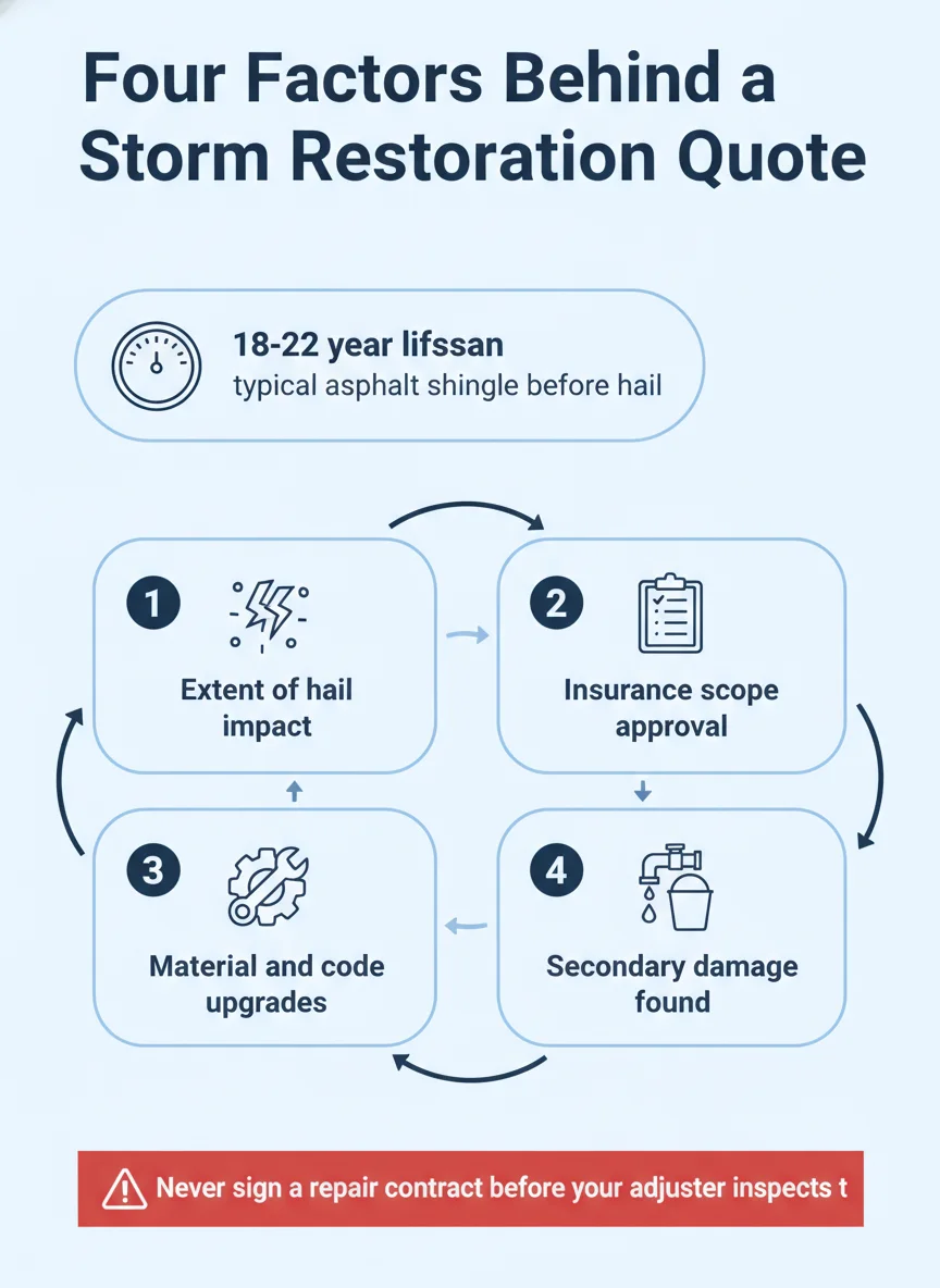 Four Factors Behind a Storm Restoration Quote