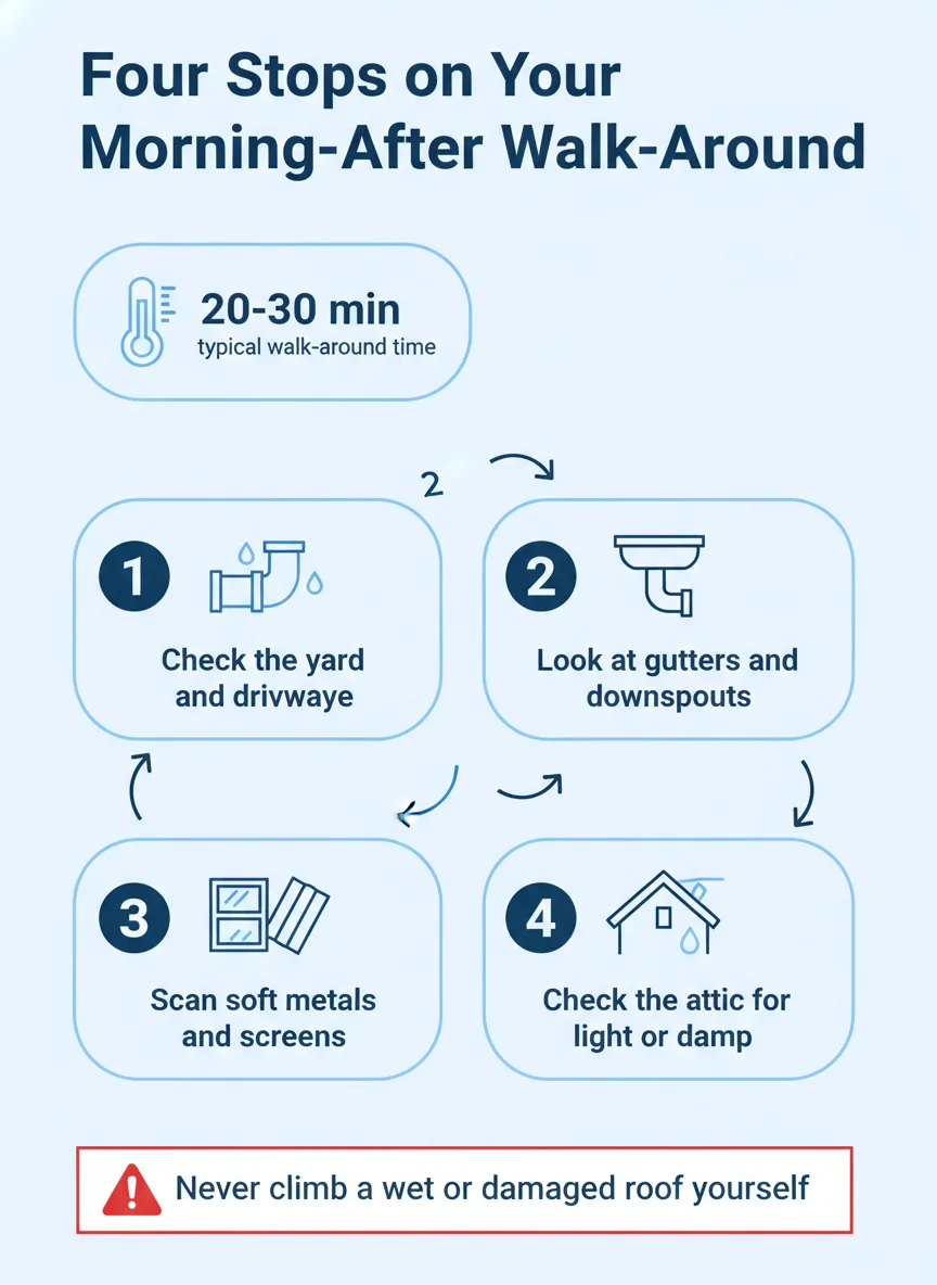 Four Stops on Your Morning-After Walk-Around