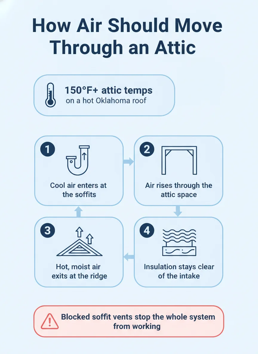 How Air Should Move Through an Attic