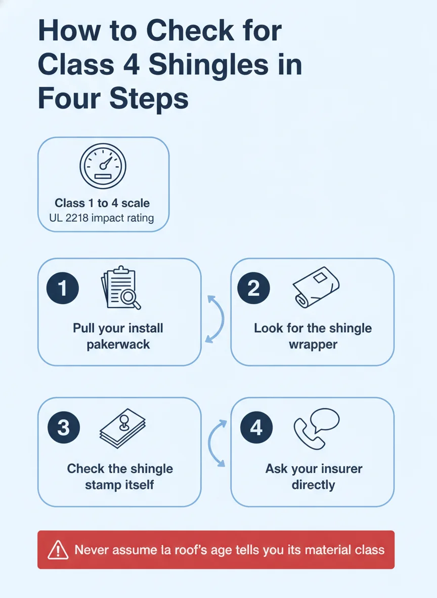 How to Check for Class 4 Shingles in Four Steps