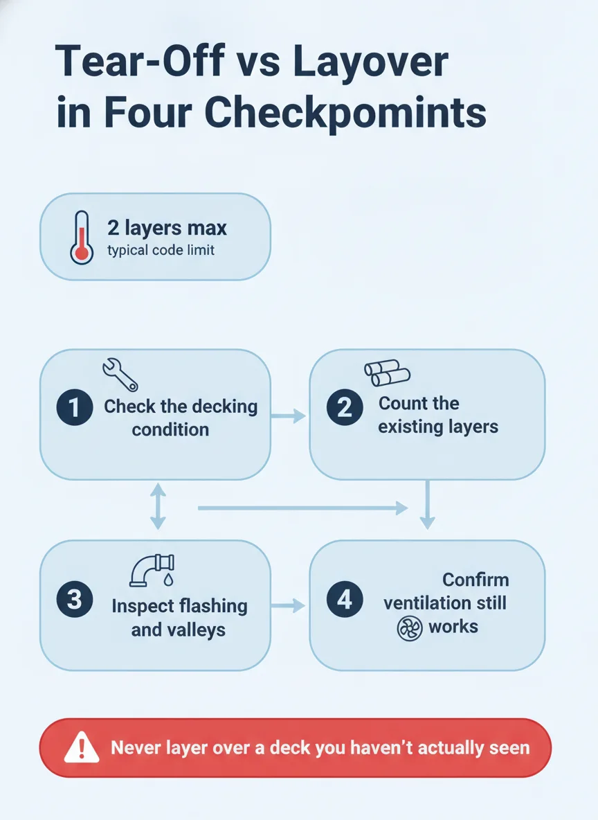 Tear-Off vs Layover in Four Checkpoints