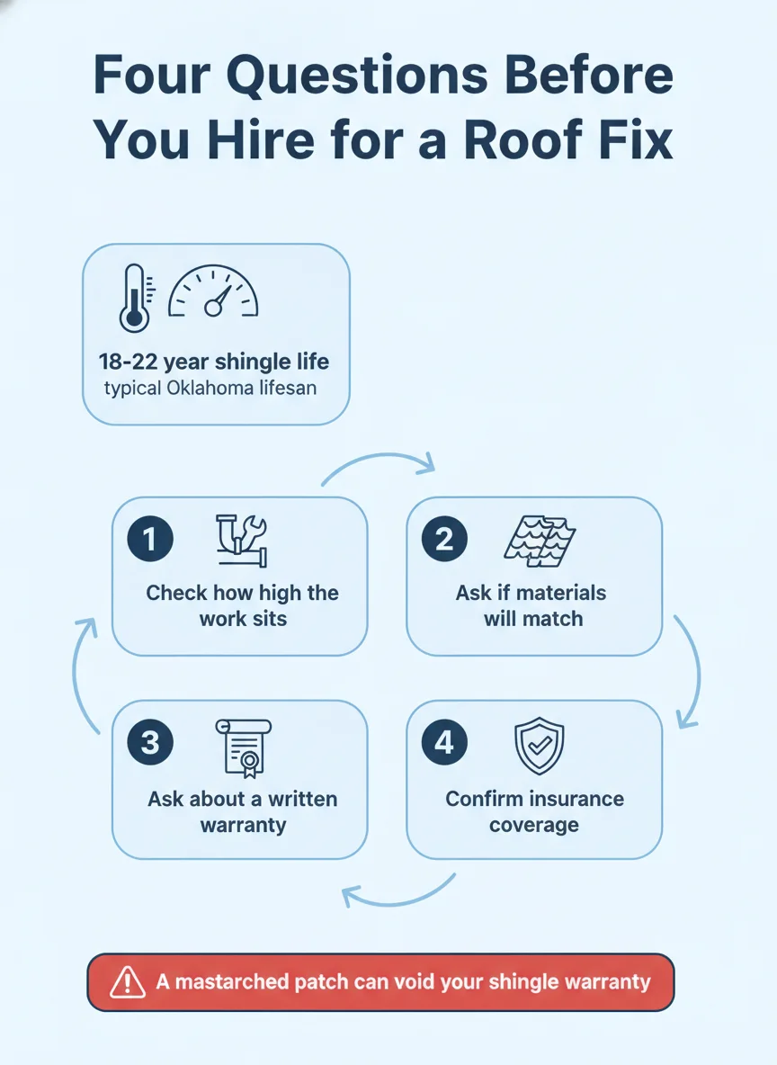 Four Questions Before You Hire for a Roof Fix
