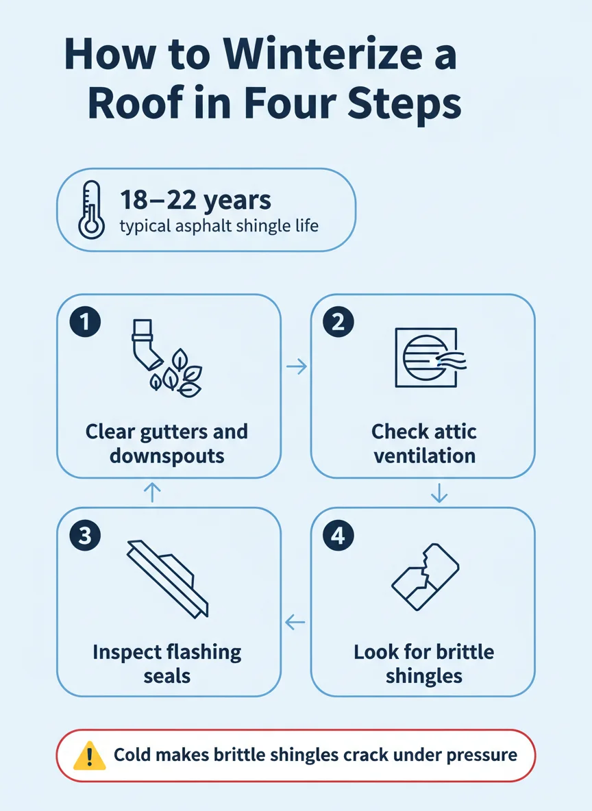 How to Winterize a Roof in Four Steps