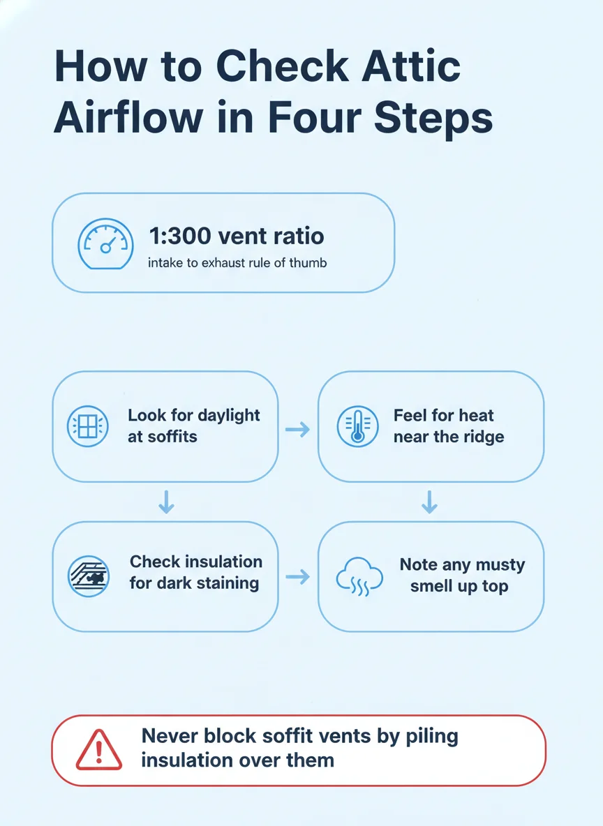 How to Check Attic Airflow in Four Steps