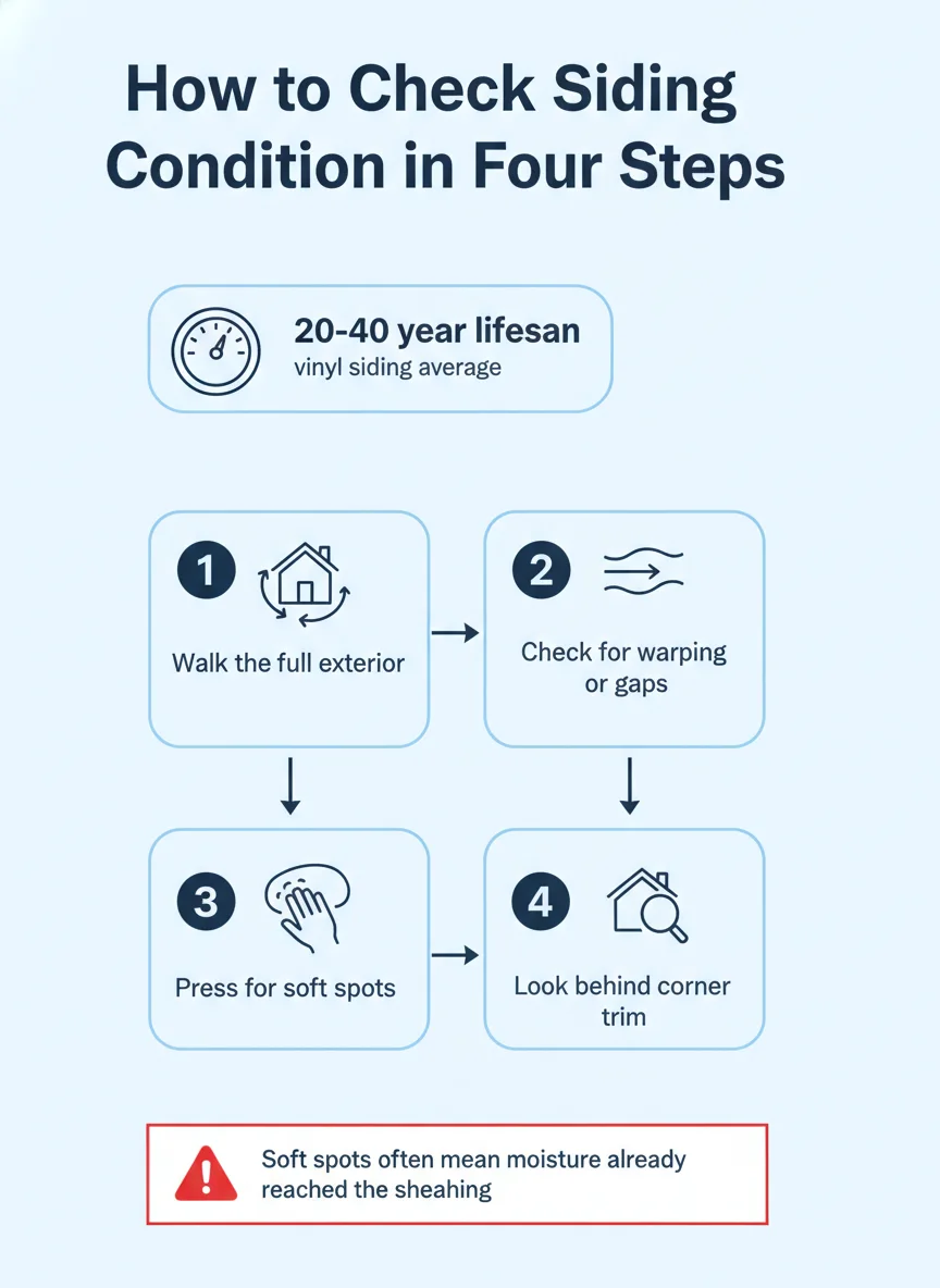 How to Check Siding Condition in Four Steps