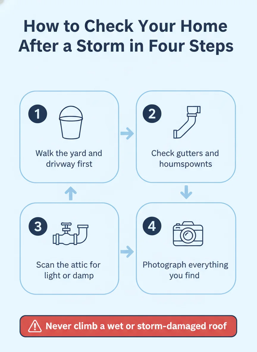 How to Check Your Home After a Storm in Four Steps