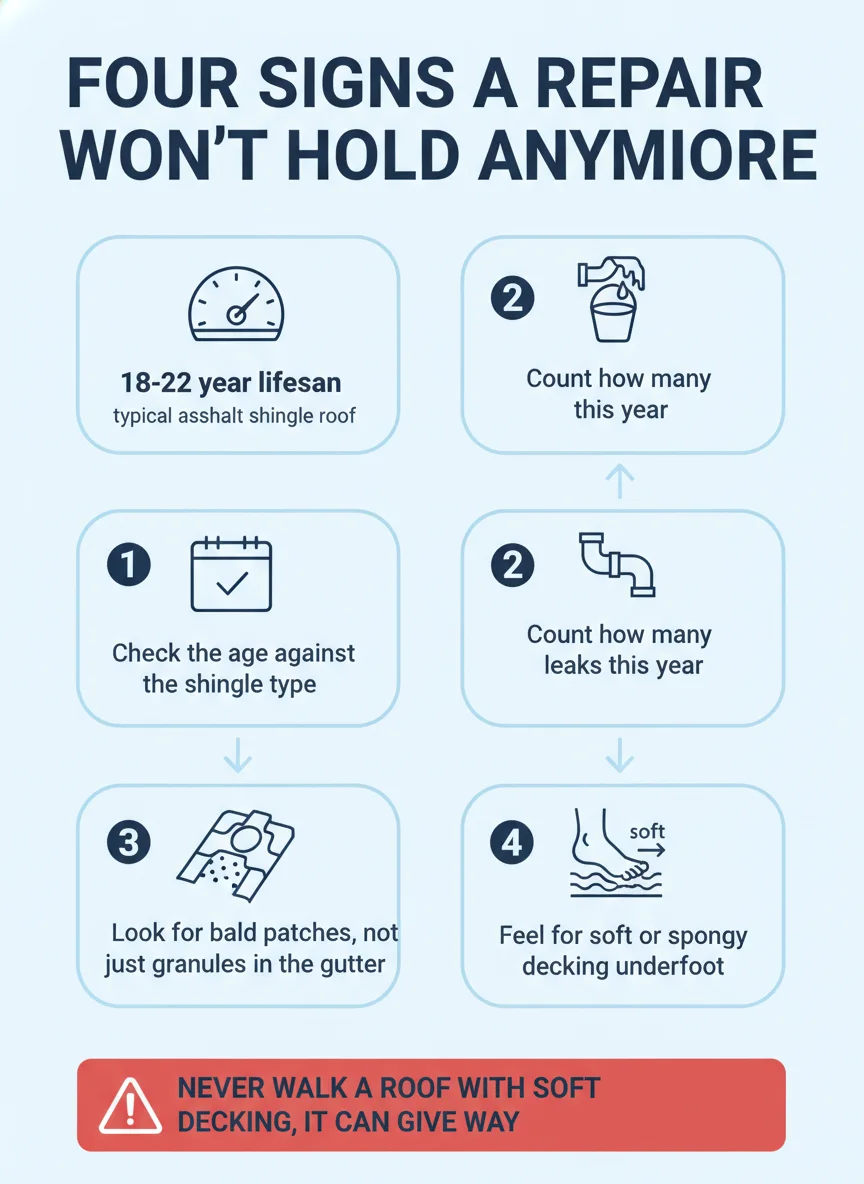 Four Signs a Repair Won't Hold Anymore