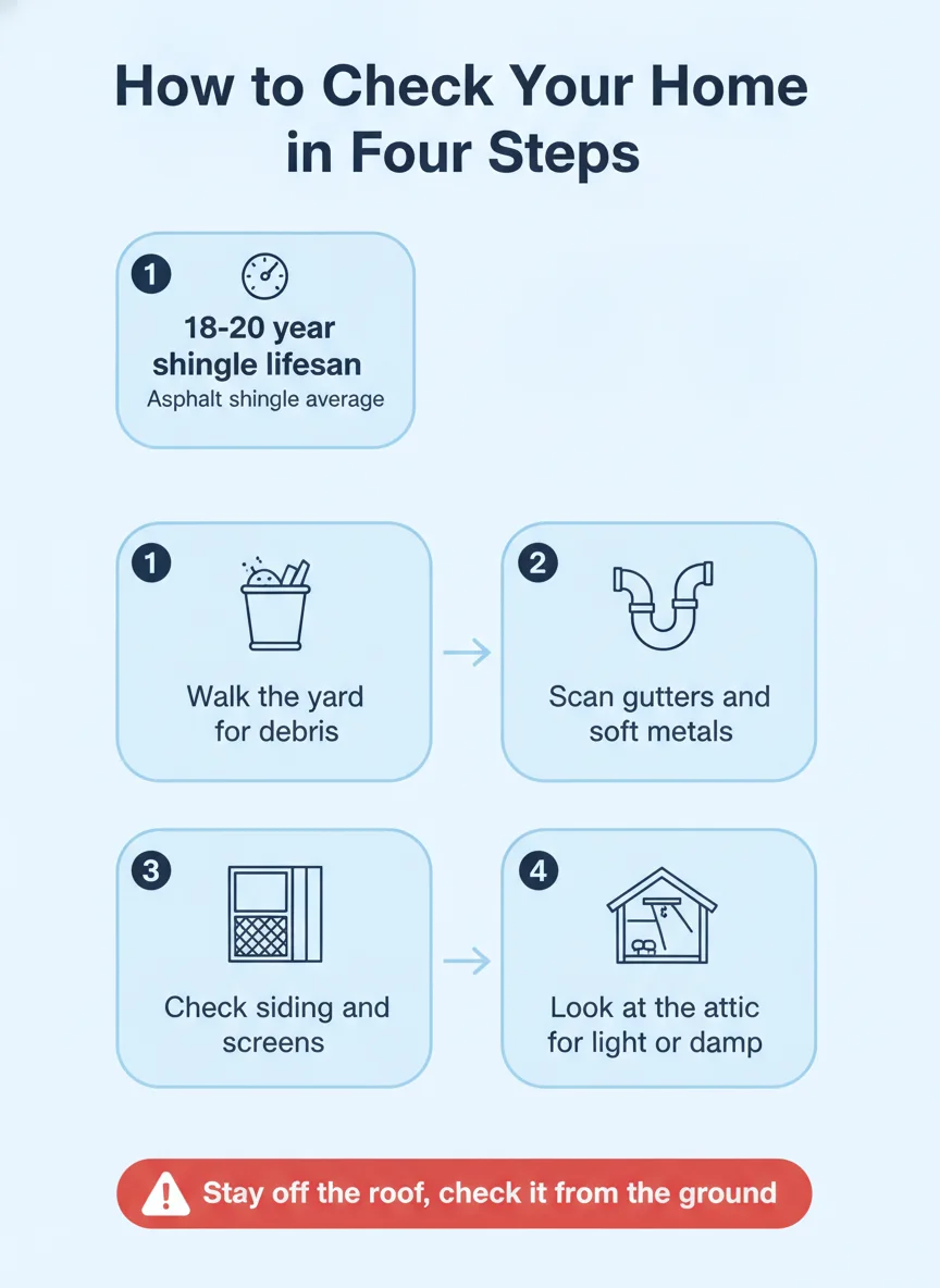 How to Check Your Home in Four Steps