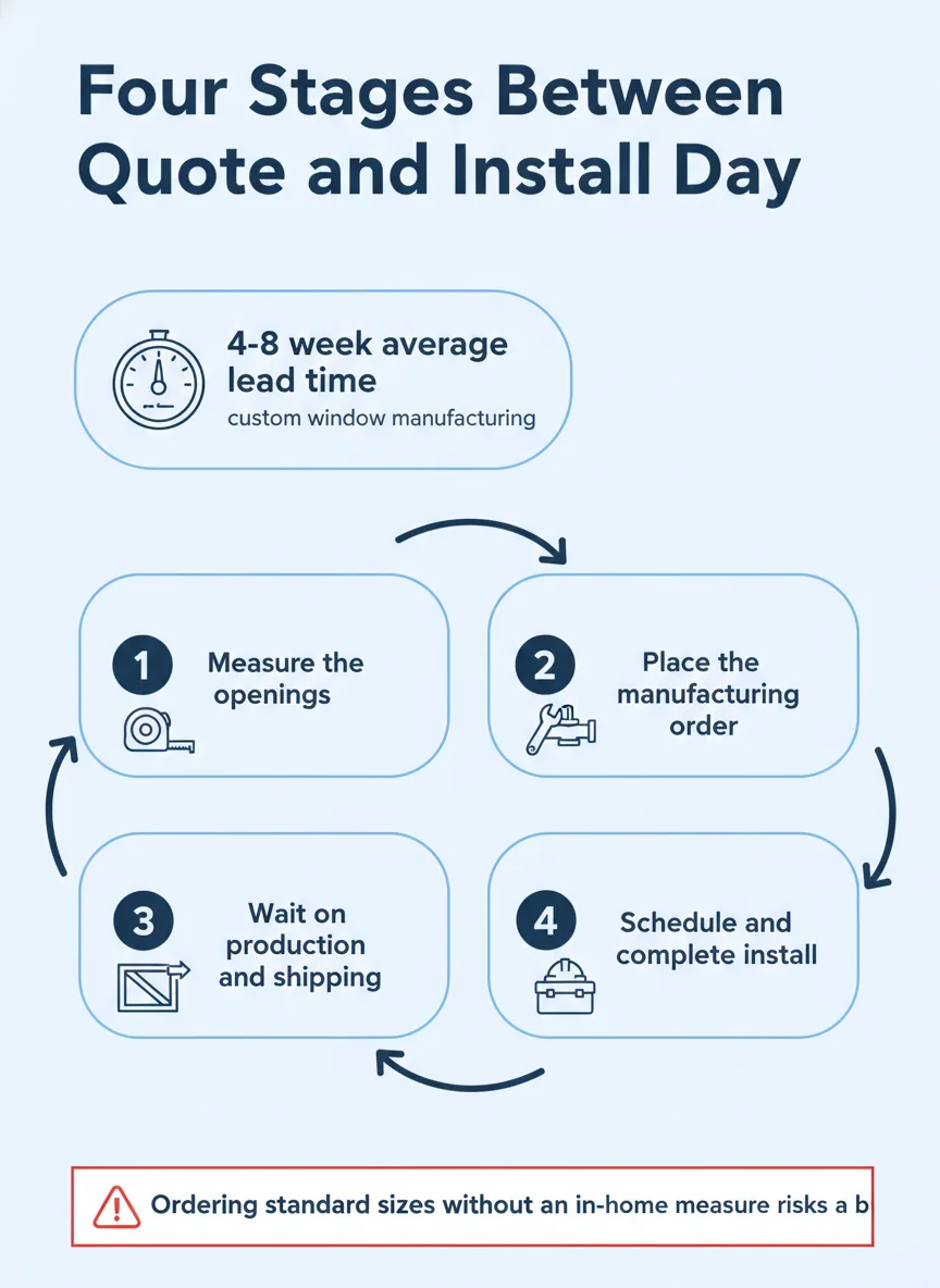 Four Stages Between Quote and Install Day