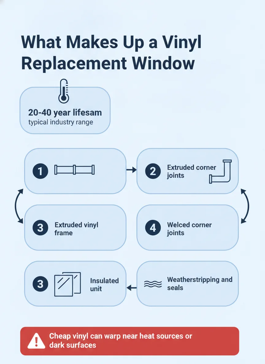 What Makes Up a Vinyl Replacement Window