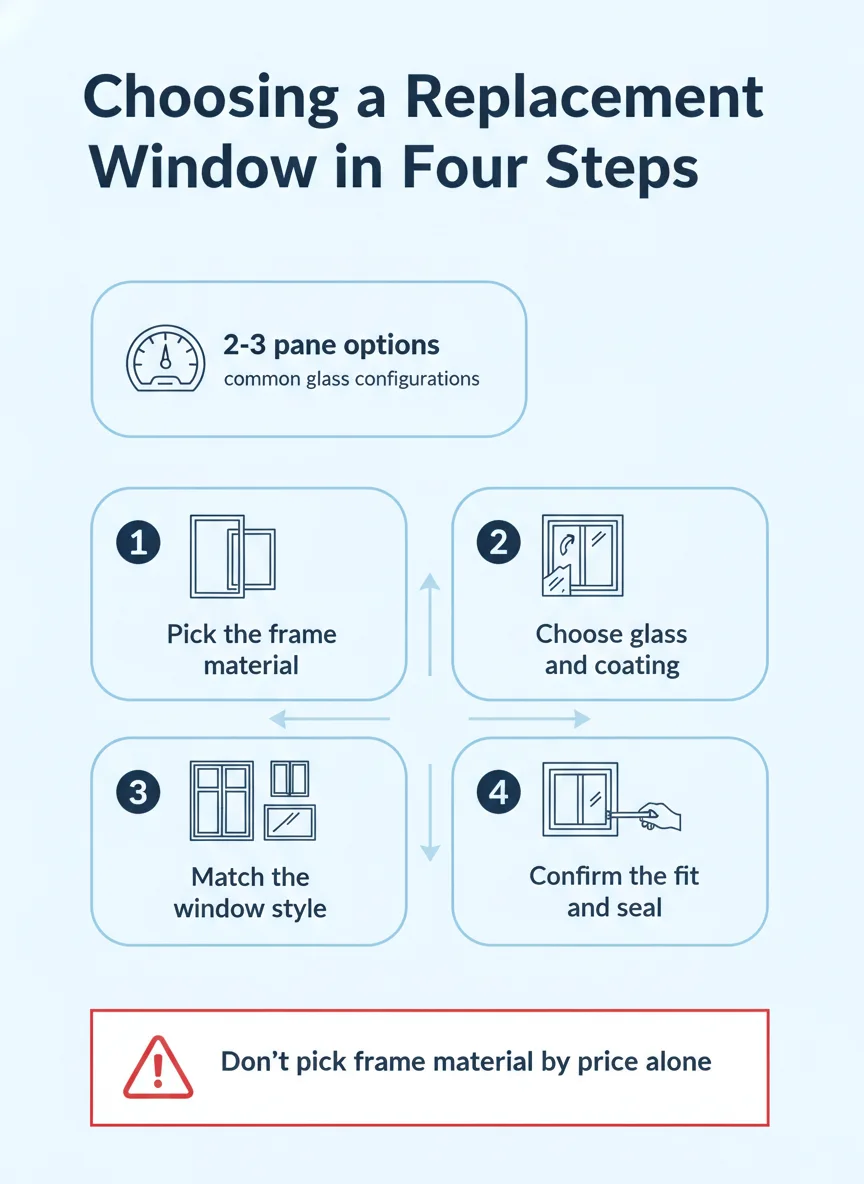 Choosing a Replacement Window in Four Steps