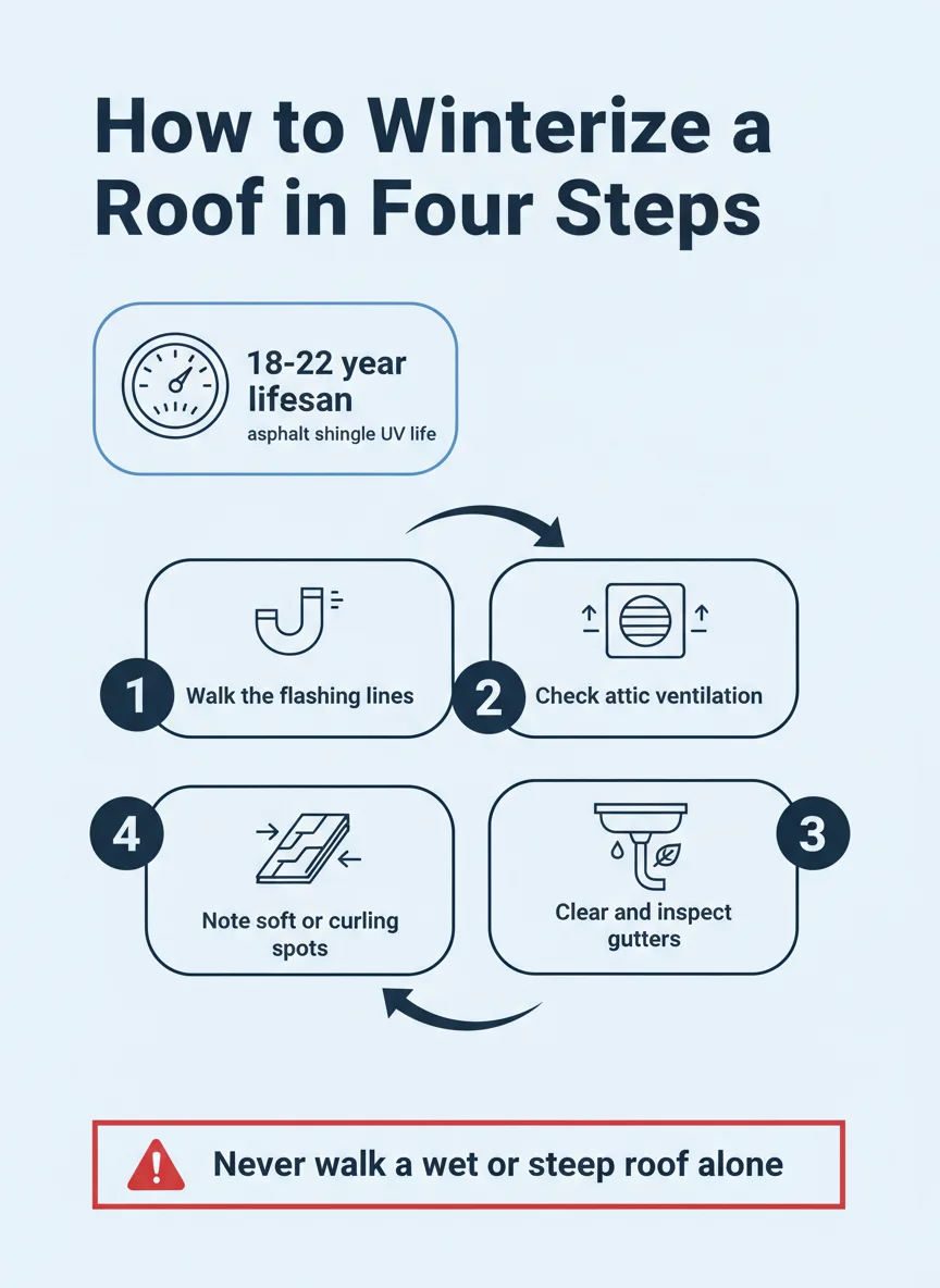 How to Winterize a Roof in Four Steps