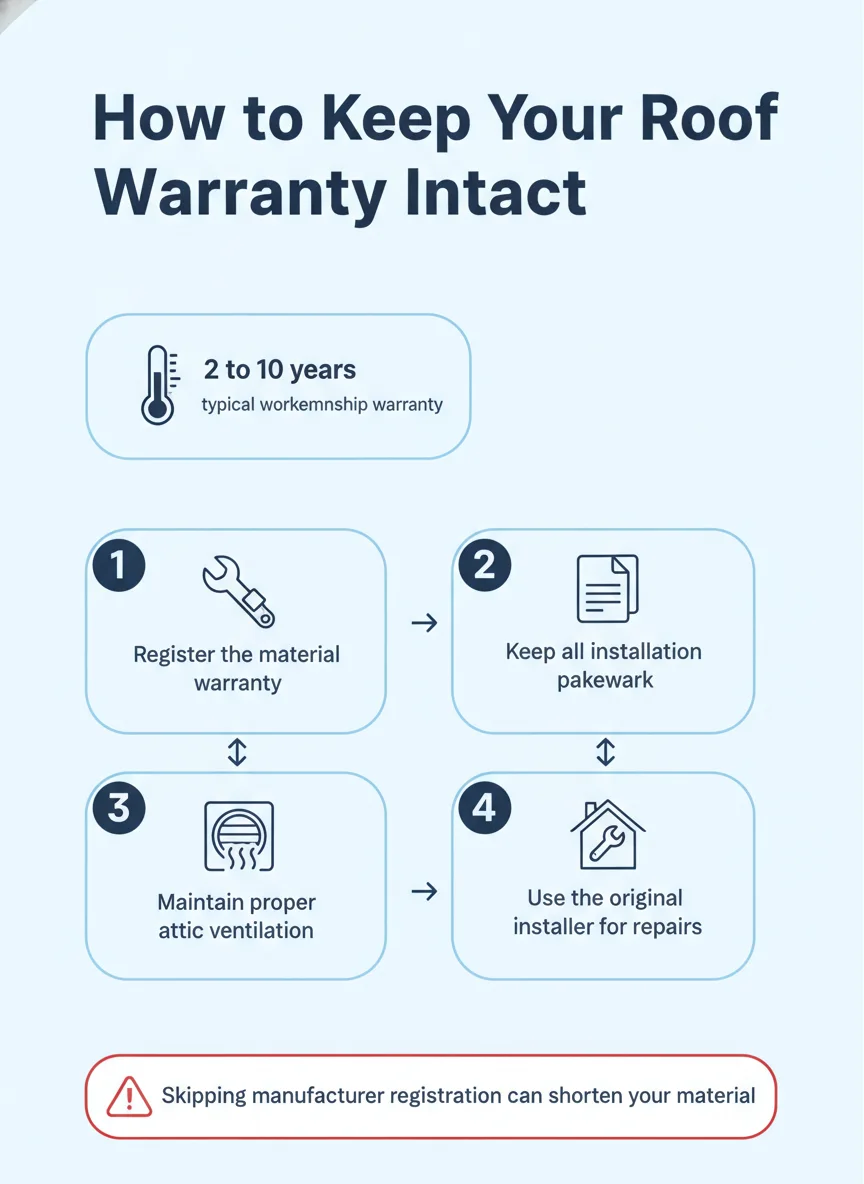How to Keep Your Roof Warranty Intact