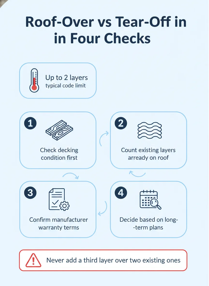 Roof-Over vs Tear-Off in Four Checks