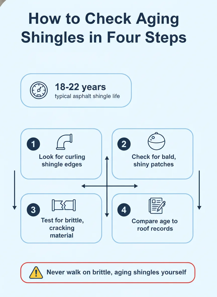 How to Check Aging Shingles in Four Steps