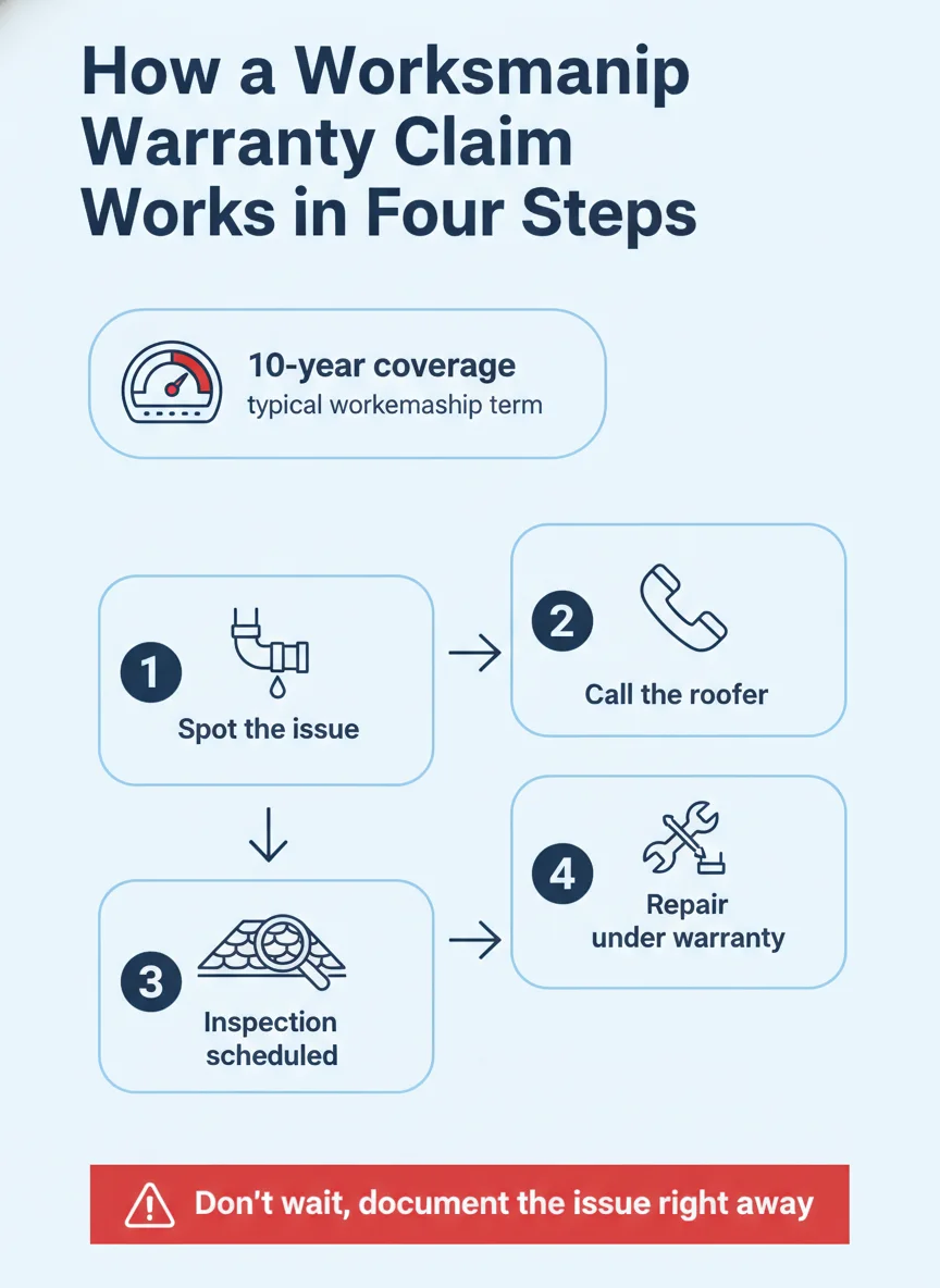 How a Workmanship Warranty Claim Works in Four Steps