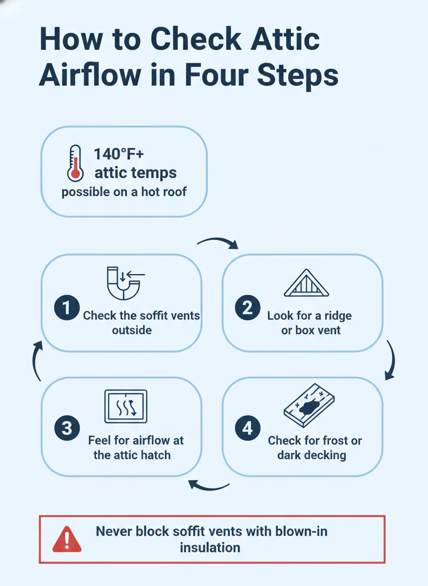 How to Check Attic Airflow in Four Steps