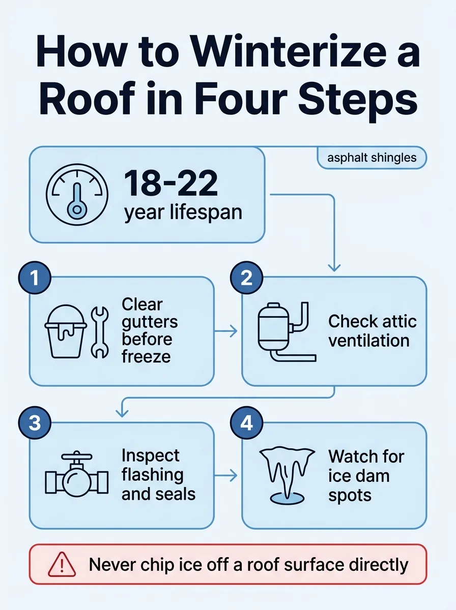 How to Winterize a Roof in Four Steps