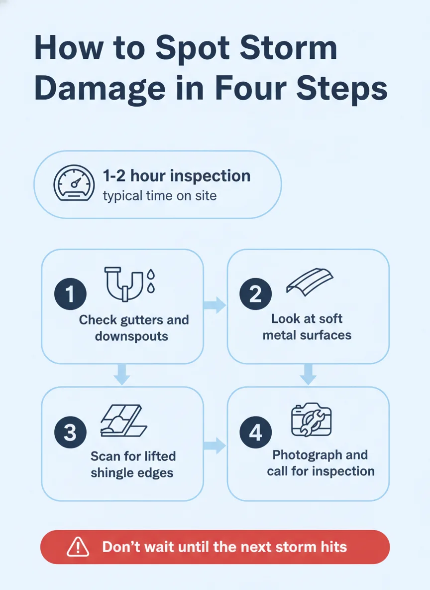 How to Spot Storm Damage in Four Steps
