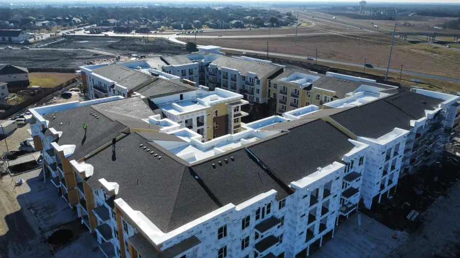 Waxahachie Apartments roofing project 2