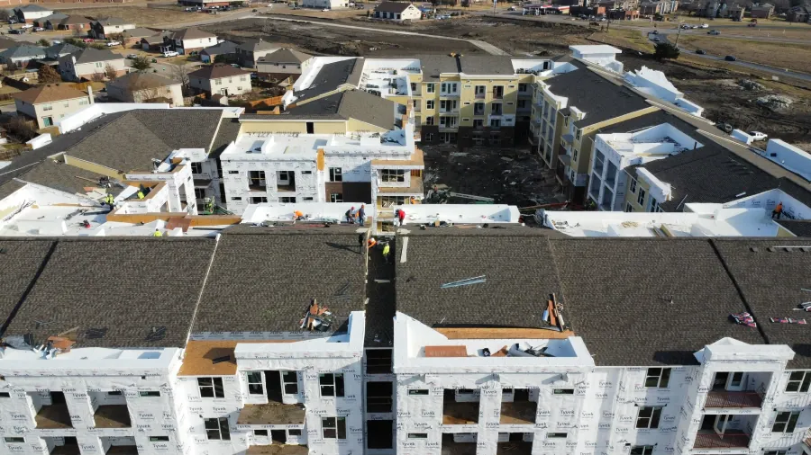 Waxahachie Apartments roofing project 3