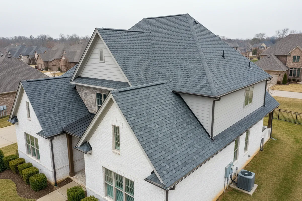 Completed roof 61