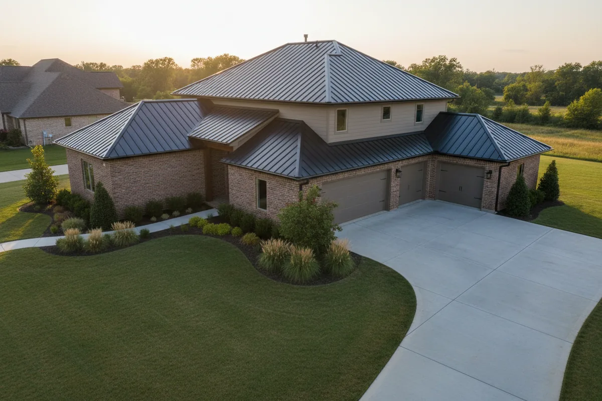Completed roof 72