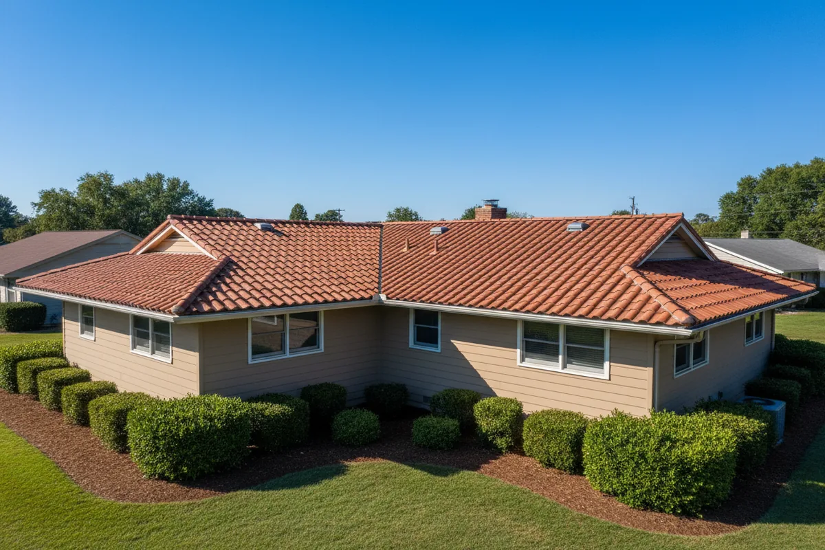 Completed roof 86