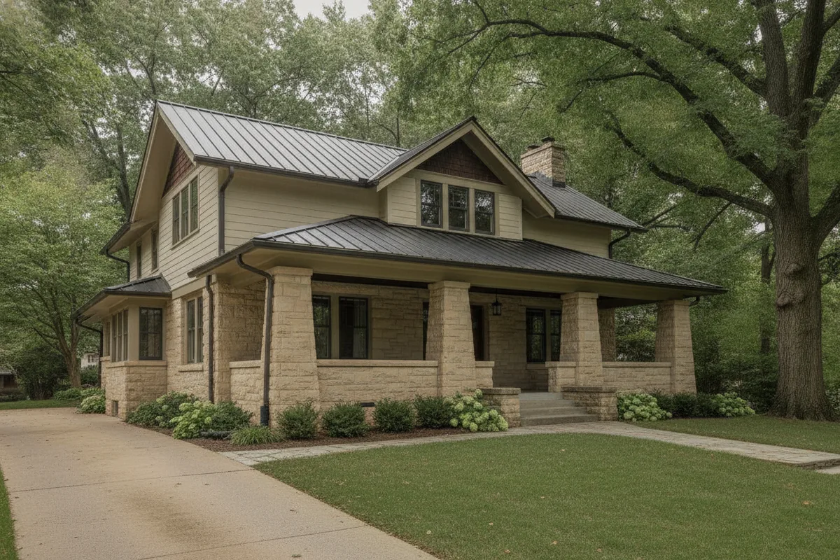 Completed roof 90