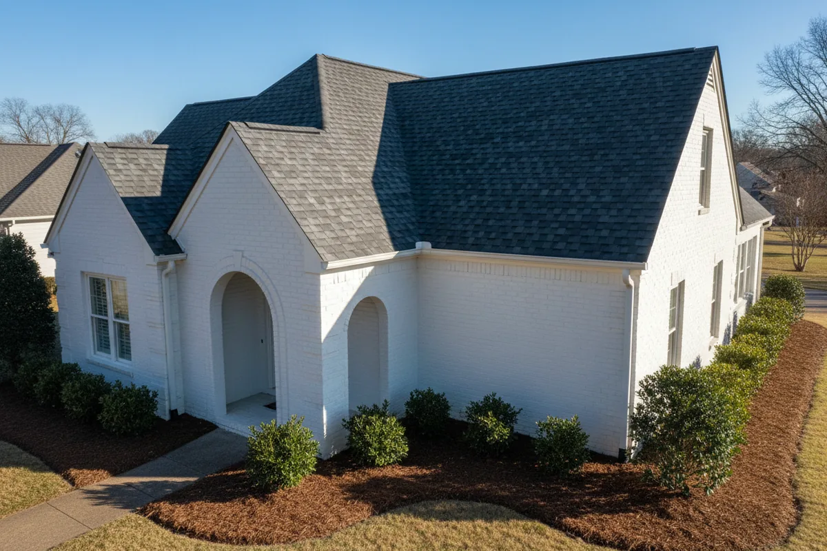 Completed roof 100