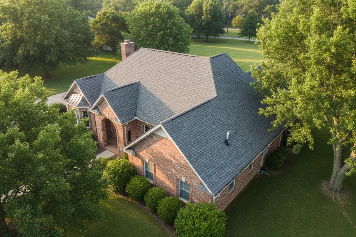 Completed roof 105