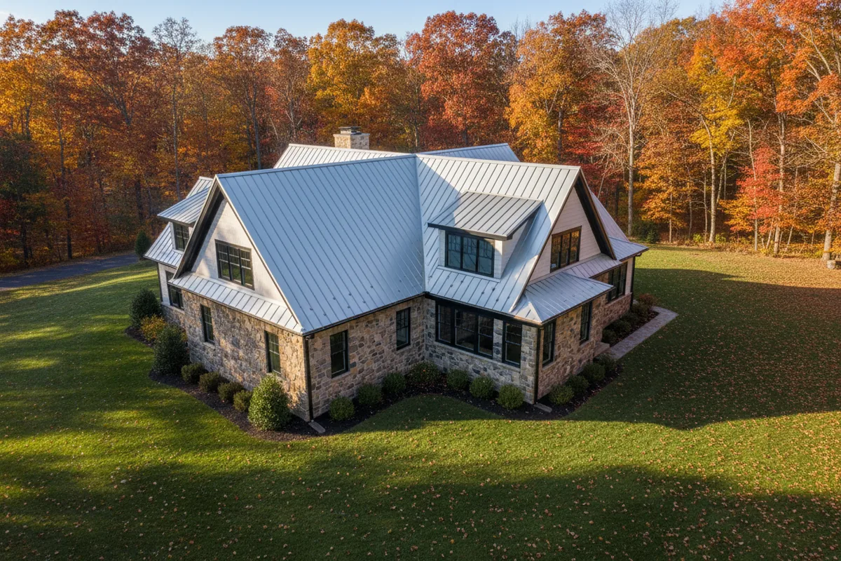 Completed roof 108