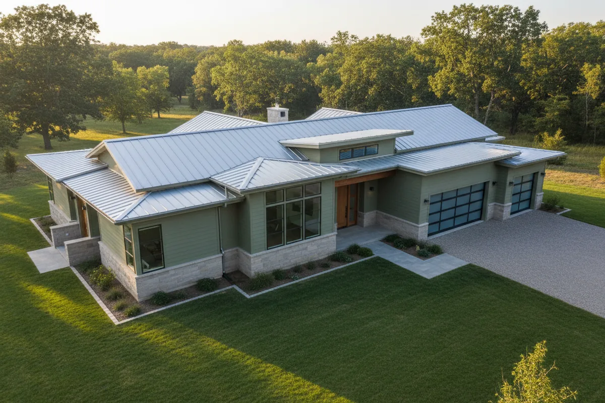 Completed roof 114