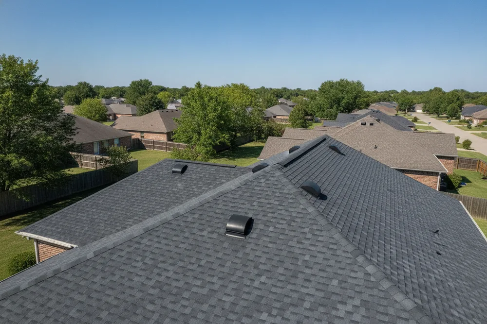 Ridge ventilation detail